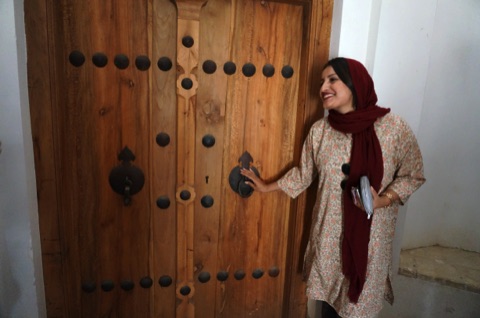 Our guide, Yasna